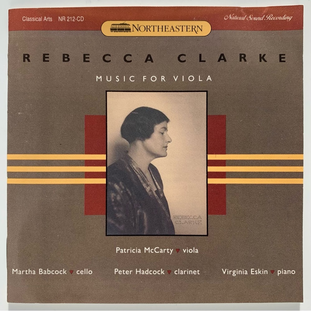 Rebecca Clarke Music for Viola CD Chamber Music  McCarty Babcock Hadcock Eskin